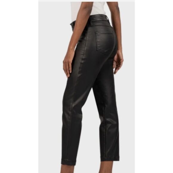 Kut from the Kloth NWT jeans size 18 mid rise Reese straight leg ankle - black c - Picture 2 of 6